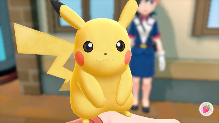Pokémon Let's Go Pikachu heeft een schatigheidsfactor van 100! Je kunt zelfs je Pikachu aaien en snoepjes geven... Awwww goshie! 